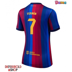 Barcelona Fermin Lopez #7 Hjemmebanetrøje Dame 2026-27 Kort ærmer